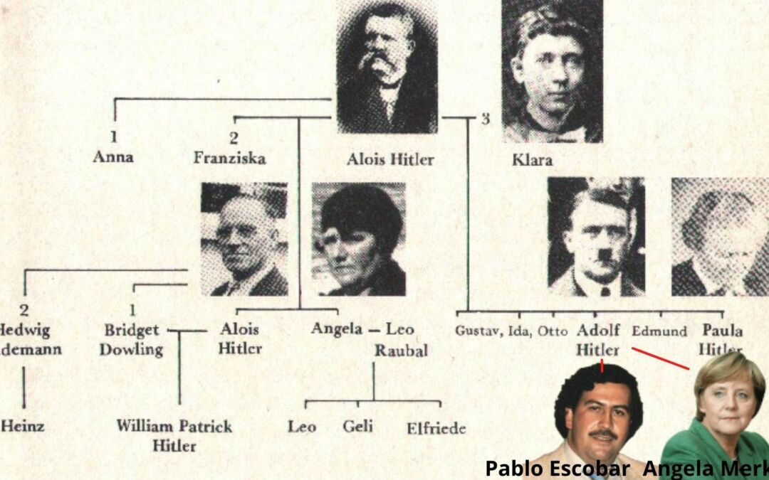 Angela Merkelová a Pablo Escobar sú deťmi Hitlera. Hitler bol Rothschild?
