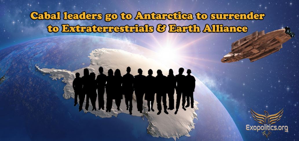 Vodcovia cabaly odchádzajú na Antarktídu, aby sa vzdali mimozemšťanom a Pozemskej aliancii (2.časť)