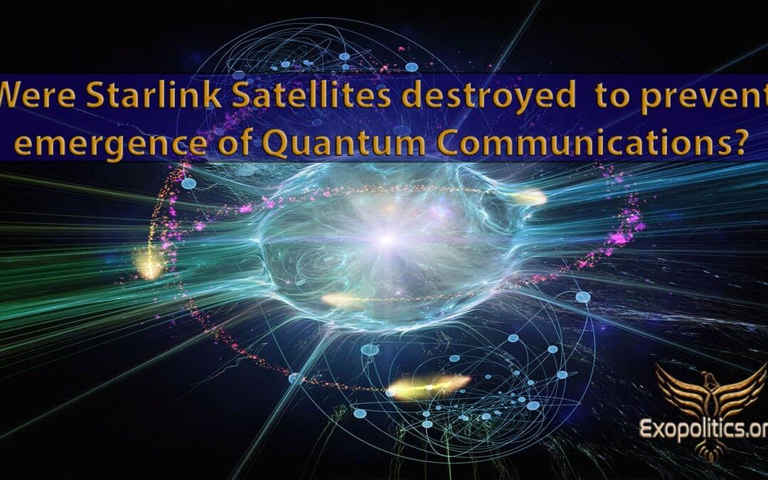 Boli satelity Starlink zničené, aby sa zabránilo zavedeniu kvantovej komunikácie?