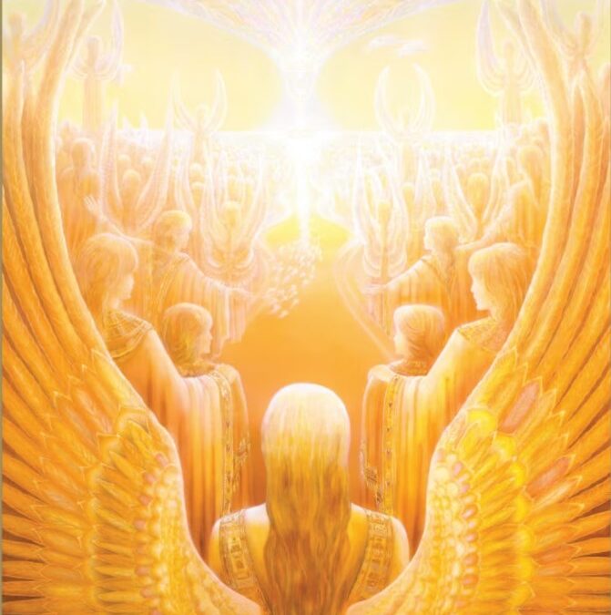 Vedený svetlými nitkami