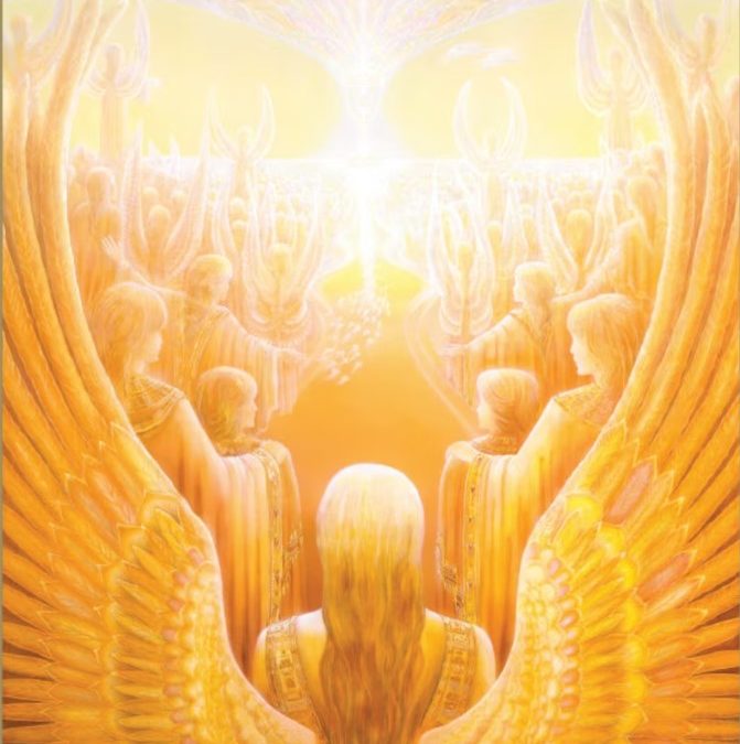 Vedený svetlými nitkami