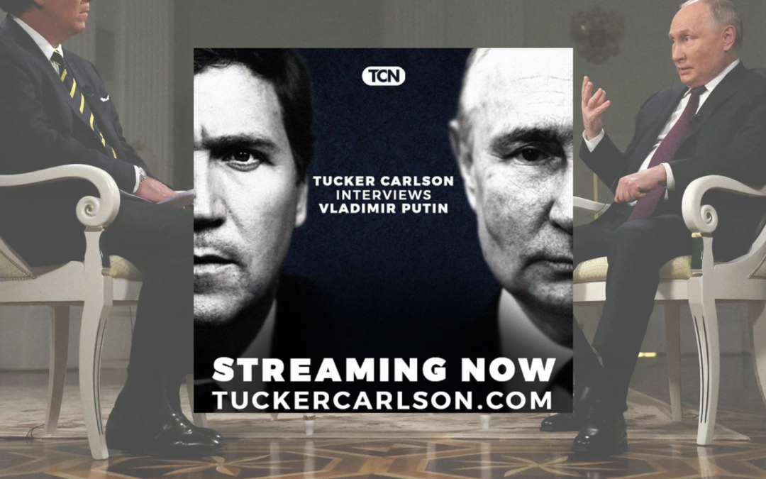 Celý rozhovor Carlsona s prezidentem Putinem v Moskvě