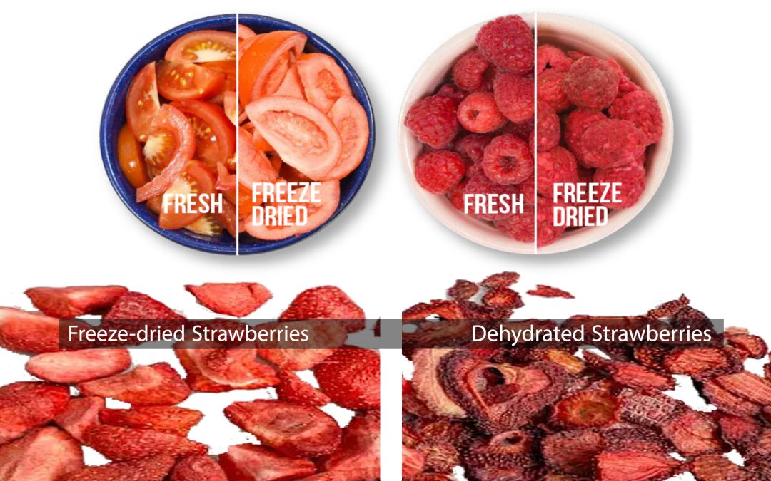 Aký je rozdiel medzi dehydrovanými a mrazom sušenými potravinami a ktoré sú zdravšie